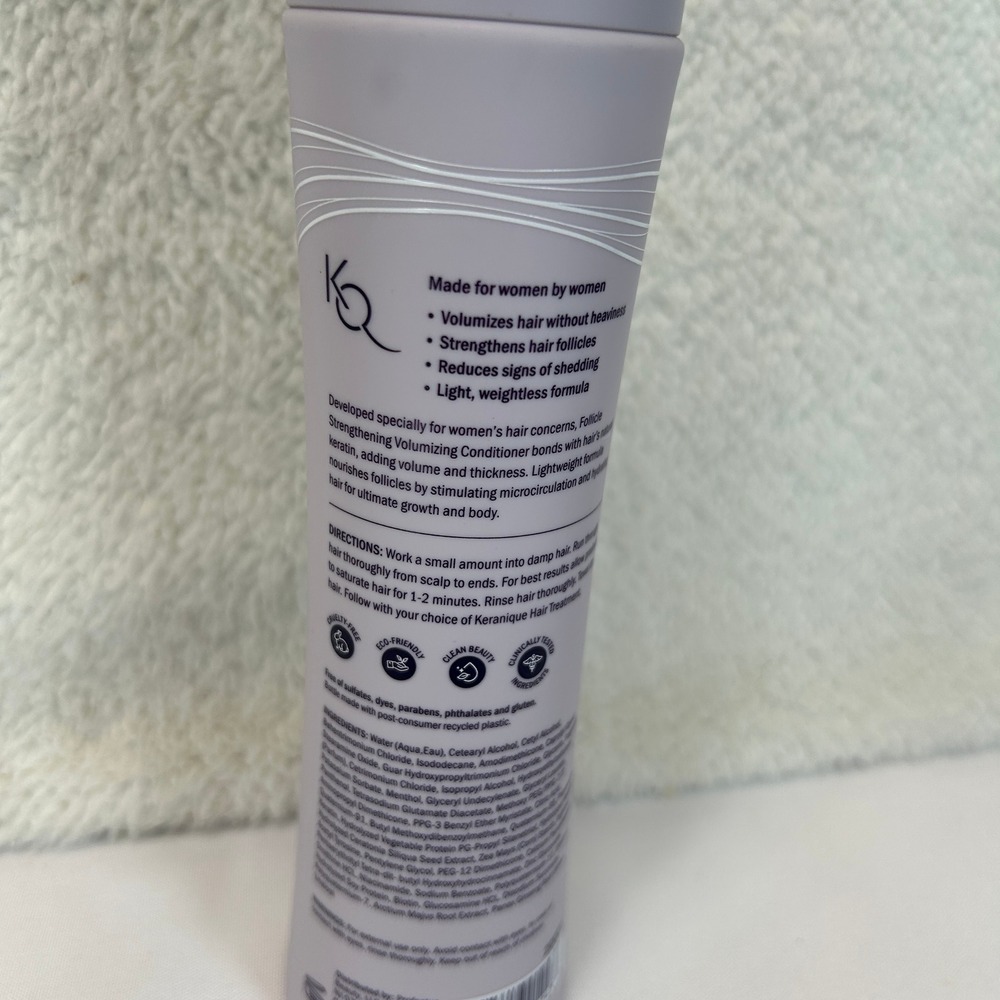 Keranique Follicle Strengthening Volumizing Conditioner 8oz Rejuvenate Keratin - Picture 4 of 9